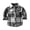 Grey, variant on Flannel Shirts for Boys Girls Casual Long Sleeve Lapel Button Down Winter Plaid Jacket Toddler Outwear Clothes (Pink, 3-6 Months)