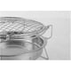 thumbnail image 2 of Outdoor Stainless Steel Round Grill Rack Portable Folding Campfire BBQ Charcoal Grill Combo for Picnic Patio Backyard Camping Tools Large, 2 of 5
