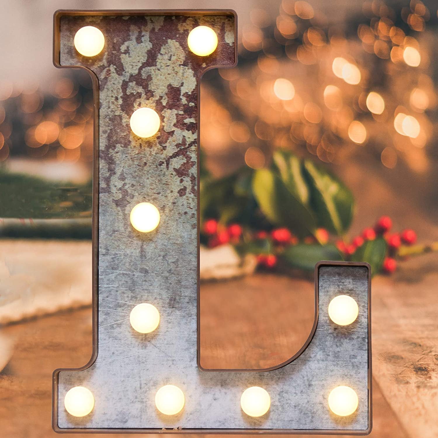 W Natural Solid Retro Wooden Marquee Letter Name Sign for Wedding Home Birthday Party Congratulations DIY Props Decoration Door Wall Mounted House Numbers Childs Names 