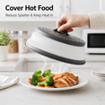 thumbnail image 2 of Himonut Silicone Microwave Splatter Cover for Food -2 pack 10.6'' Dishwasher Safe -Collapsible & Vented Microwave Lid Space Sving Design  BPA Free, 2 of 7