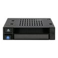 thumbnail image 2 of ICY DOCK Dual 2.5” SSD Dock Tool-Less Hot-Swap SATA/SAS Mobile Rack for Ext 3.5” Bay - flexiDOCK MB522SP-B, 2 of 11