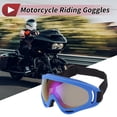 thumbnail image 2 of Gafas de montar para motocicleta Unique Bargains 1 Pc PC PU Gafas de sol para deportes al aire libre para motocross, bicicleta de tierra, ATV, lente colorida, marco azul claro, 2 of 6