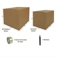 thumbnail image 2 of uBoxes Moving Boxes - Value Economy Kit #2 Qty: 30 Boxes & Moving Supplies, 2 of 9