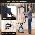 thumbnail image 5 of True & Tidy Tidy Commercial Heavy Duty Garment Steamer with Extra Large  Water Tank, Gray, 5 of 7