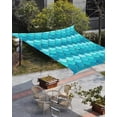 thumbnail image 3 of Sun Shade Sail 6.5x10Ft Mermaid Scales Aqua Gardient Uv Block Sunshade Canopy Outdoor Shade Cover Rectangle Shade Cloth For Patio Garden Yard Deck Pergola, 3 of 6