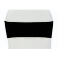 thumbnail image 1 of 50 Pieces, Spandex Chair Band Approx. 5 inch width x 12 inch length (unstretched) - Black, 1 of 1