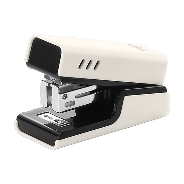 Stapler Compact Office Essential - Ergonomic One-Finger Operation, Anti-Slip Rubber Base, High Capacity Design, Smooth Stapling for Home and Work (176 chars)