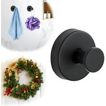 Suction Cup Hooks for Wreaths on Glass, 2025 New No Drill Suction Cup Hooks for Shower, Wreath Hanger for Front Door, Metal Towel Hooks for Window Bathroom Mirrors