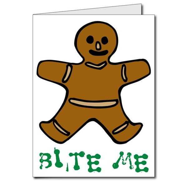 2'x3' Giant Christmas Card (Gingerbread Man), W/Envelope