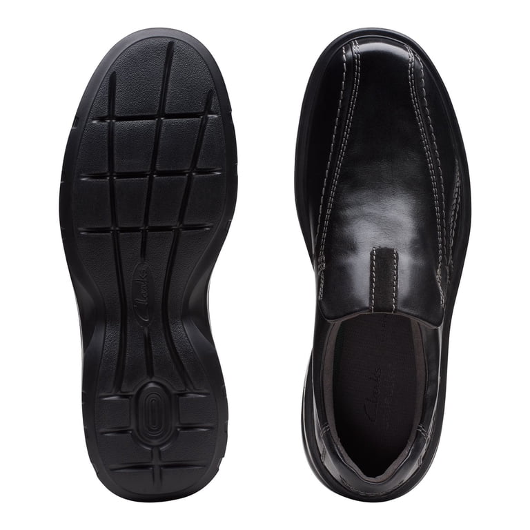 NWOT Clarks Gessler Step Black Leather Loafers Extreme comfort SZ 11 M Clarks® Gessler Step Men main image 3