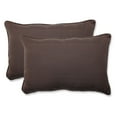 thumbnail image 2 of Pillow Perfect Outdoor Forsyth Corded Oversized Rectangular Throw Pillow, Turquoise, Set of 2, 2 of 2