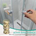 thumbnail image 4 of Uxcell Glass Shower Door Handle, Aluminum Alloy Back-to-Back Knob for Sliding Glass Door Gold, 4 of 7