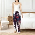 thumbnail image 6 of Lsque Cool Patriotic Buffalo Cowboy Print Women's Pajama Pants, Lounge Pant - Comfortable Home Wear,Elastic Waistband, Stylish Design-Small, 6 of 9