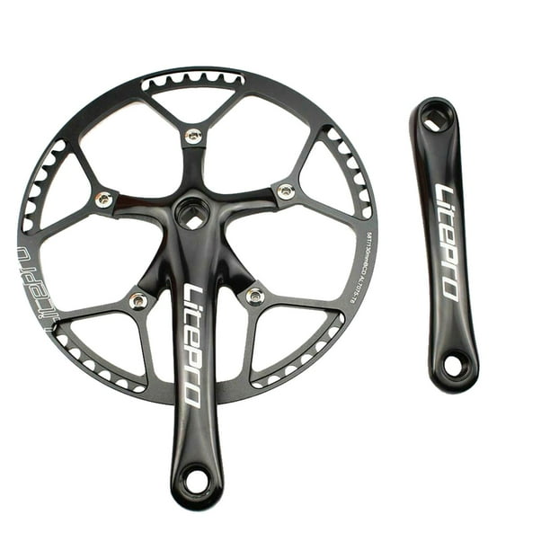 Plato de bicicleta plegable 130BCD CNN, estrecho y ancho, guía de cadena anticaída, 45T-58T