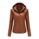 thumbnail image 1 of Puntoco - Chaqueta cálida de manga larga para mujer, parkas de invierno delgadas, abrigos sin capucha de piel sintética Puntoco Puntoco-2835, 1 of 9