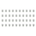 thumbnail image 1 of Lot de 70 2.5mm x 4mm Goujons, Tête Ronde en Acier Inoxydable 304, Argent, 1 of 7