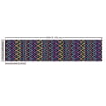 thumbnail image 3 of Ambesonne Tribal Fabric by the Yard Upholstery, Folkloric Abstract Zigzags, 1 Yard, Multicolor, 3 of 5