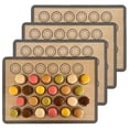 thumbnail image 1 of Macaron Baking Mats 4 Pack for Perfect Macarons & Cook - Silicone Macaron Baking Sheets with Size Guiding Circles, 1 of 5