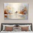 thumbnail image 4 of Abstract Art Modern Decorative Painting A Family Of Three Walking On The Road Framed Canvas Poster Bedroom Decor Sports Landscape Office Room Decor Gift,Frame-style,12x18inch(30x45cm), 4 of 8