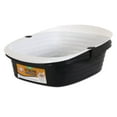 Arm & Hammer Sifting Cat Litter Box, 2 Open Top Plastic Cat Litter Pans and Cat Litter Tray