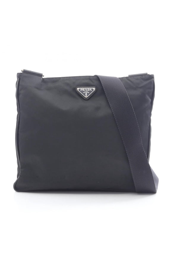 Pre-Owned Prada PRADA Shoulder Bag, Nylon, Women's, Black (Fair)