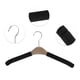 thumbnail image 3 of Percha de ropa de madera con gancho en círculo de 2 piezas Unique Bargains color negro, 3 of 5