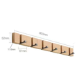 thumbnail image 2 of Perchero de diseño elegante que ahorra espacio, perchero de pared con ganchos retráctiles multifuncionales para uso intensivo en la entrada, el pasillo y la oficina, 2 of 5