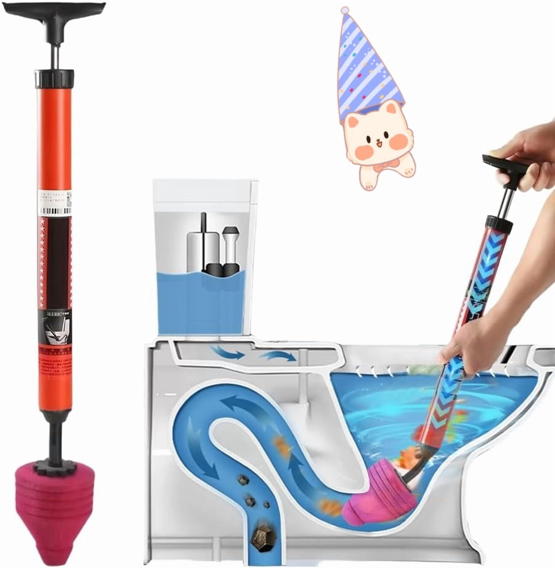 Ventouse De Toilette Master Plunger MP1600-TB 1,6 Gallon - À Nez Entonnoir