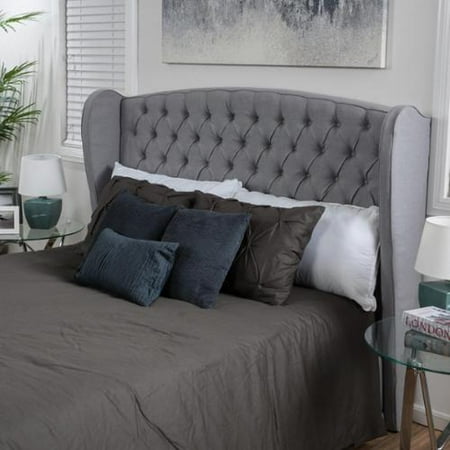 Christopher Knight Home Alberta King California Tufted Fabric Christopher Knight Home Alberta King California Tufted Fabric Wingback Headboard