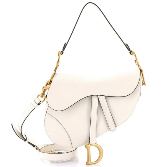 Pre-Owned Saddle Handbag Leather Medium By Rebag