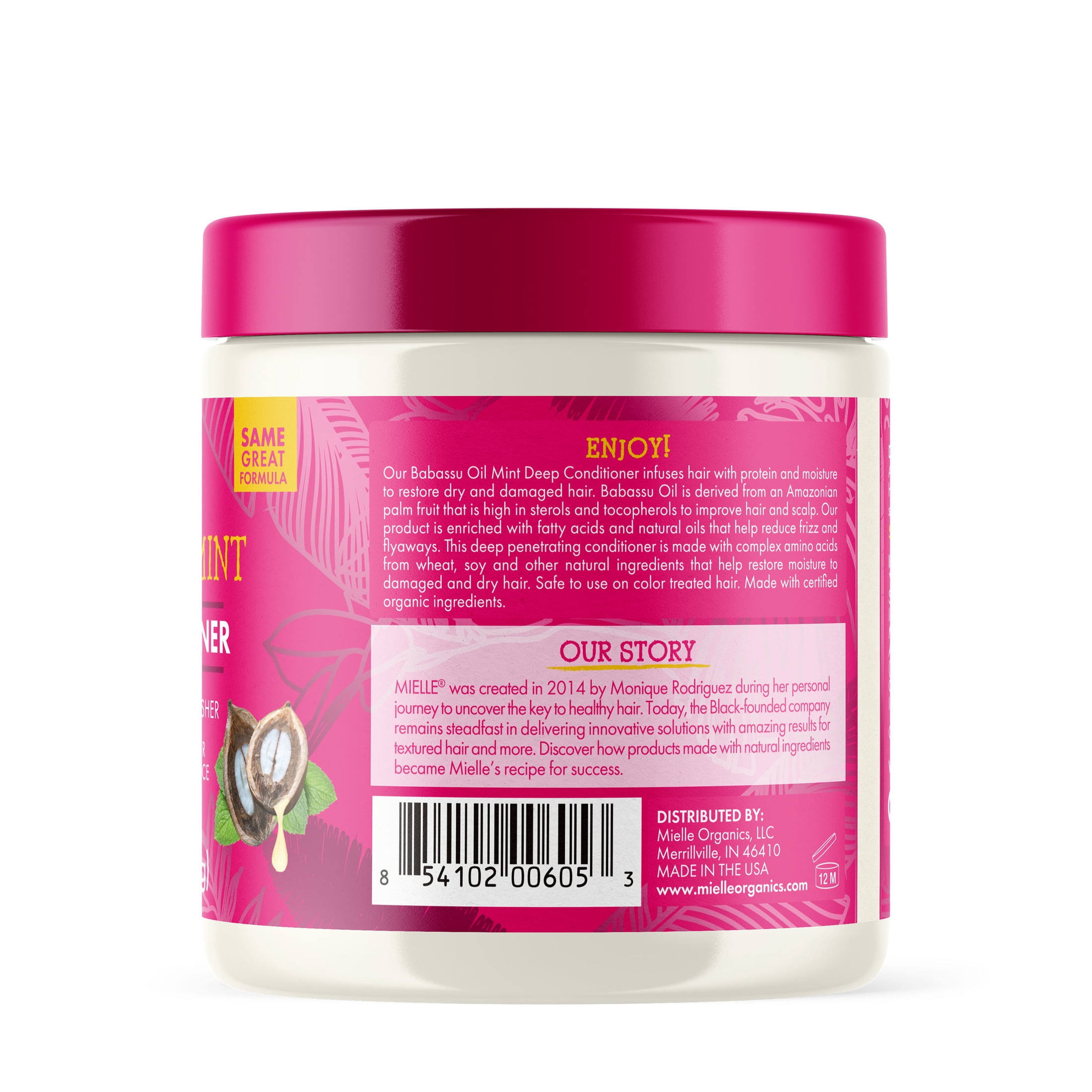 Mielle Babassu and Mint Deep Conditioner - 8 oz