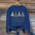 thumbnail image 2 of Futezty Merry Christmas Sweatshirt For Women Plaid Tree Cute Blouse Xmas Farm Holiday Pullover Tops, 2 of 5