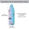 thumbnail image 4 of HELLHERO Butterfly Fish Scale Pattern Ironing Board Cover Hook and Loop Fastener Replacement Breathable Polyester Fabric for Women Girls Gifts Home, 4 of 4
