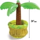 thumbnail image 3 of Titular De La Bebida Inflable Enfriador de bebidas de barra flotante inflable de plástico, tenedor de bebida de cubo de hielo de coco, 3 of 3