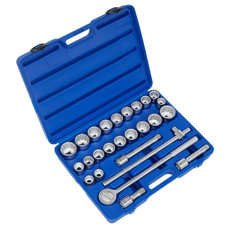 

Sealey Ak2582 Socket Set 26Pc 3/4Sq Drive 12Pt Walldrive - Duometric