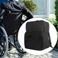 thumbnail image 3 of Waterproof Wheelchair Bag On Back with Pouch for Wheelchairs Travel Black, 3 of 10