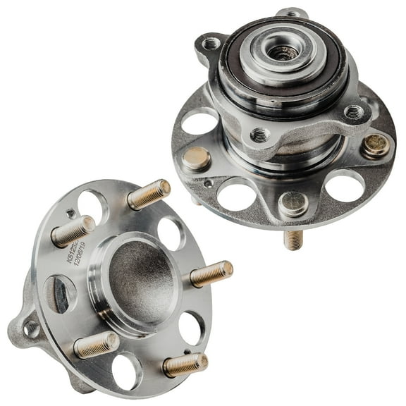 Detroit Axle - 2 Rear Wheel Bearing Hubs for 2005-2007 Honda Accord 04-08 Acura TSX, 2004 2005 2006 2007 Wheel Bearing and Hubs Assembly Set, Pair Hubs Replacement