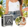 thumbnail image 1 of BotaniNest Portable Wearable Fan With Ice Packs Rechargeable USB Personal Air Circulator For Outdoor Sports, 1 of 6