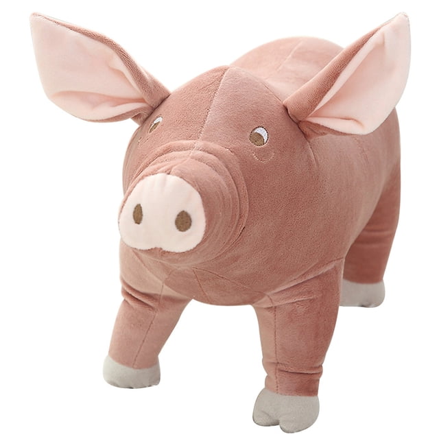 Jouet Cochon Endormi Dessin Animé 25 cm Compagnon Doux Animal pour Enfants et Collectionneurs Sans Répétition