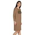 thumbnail image 2 of Inkmeso Educated Motivated Vaccinated T-Shirt Funny Pro Vaccine Boat Neck Dress, 2 of 8