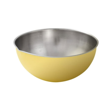 

4500ml Stainless Steel Home Kitchen Mixing Bowl Scale With Spout proof Salad
