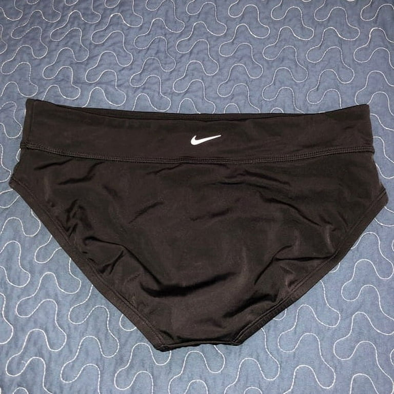 Nike BLACK Active Hipster Bikini Swim Bottom, US Large 