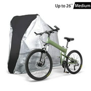 Bike Cover - Waterproof Bicycle Storage Cover Outdoor Dust Wind Proof for Mountain Road Exercise Sport Bike M Size