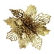 thumbnail image 2 of ¡Oferta de Navidad! Avtoify - 1 pieza de adornos navideños para árbol de Navidad, nieve, flores decorativas, regalos navideños para Navidad, invierno, fiestas en casa, dorados., 2 of 6