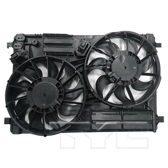 TYC 623810 Dual Radiator and Condenser Fan Assembly For 15-19 Escape MKC