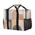 thumbnail image 5 of FORMRS Tote Bag for Women Large Capacity Canvas Travel Foldable Carry On Shopping Handbag, Abstract Shapes, 5 of 8