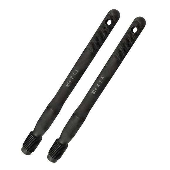Amdohai Wheel Hanger Alignment Pin Guide Tool Wheel Lug Bolt Automotive Mechanic Tool Wheel Mounting Guide Bolt Metric M14*1.5 Threads 2 Pack