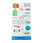 Hello Hobby Travel Themed Stickers – Multicolor, 21 Count