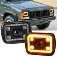 thumbnail image 1 of MFC 7x6 LED Headlights,Rectangular 5x7 Inch Headlamps with Hi/Lo Beam Daytime Running Light Turn Signal Light Compatible With for Jeep Wrangler YJ Cherokee XJ Chevy Nissan H5054 H6054LL, 1 of 7