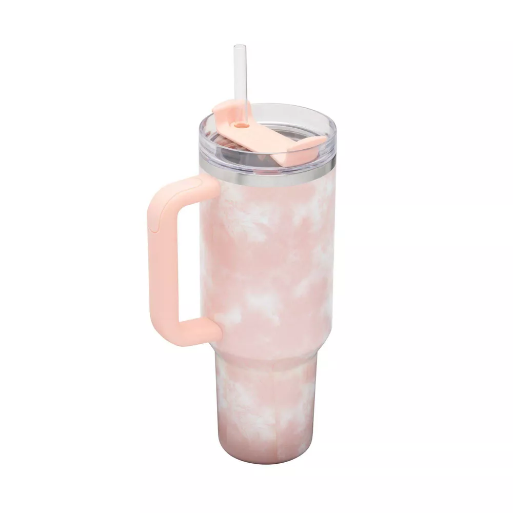 stanley pink cup tie dye｜TikTok Search